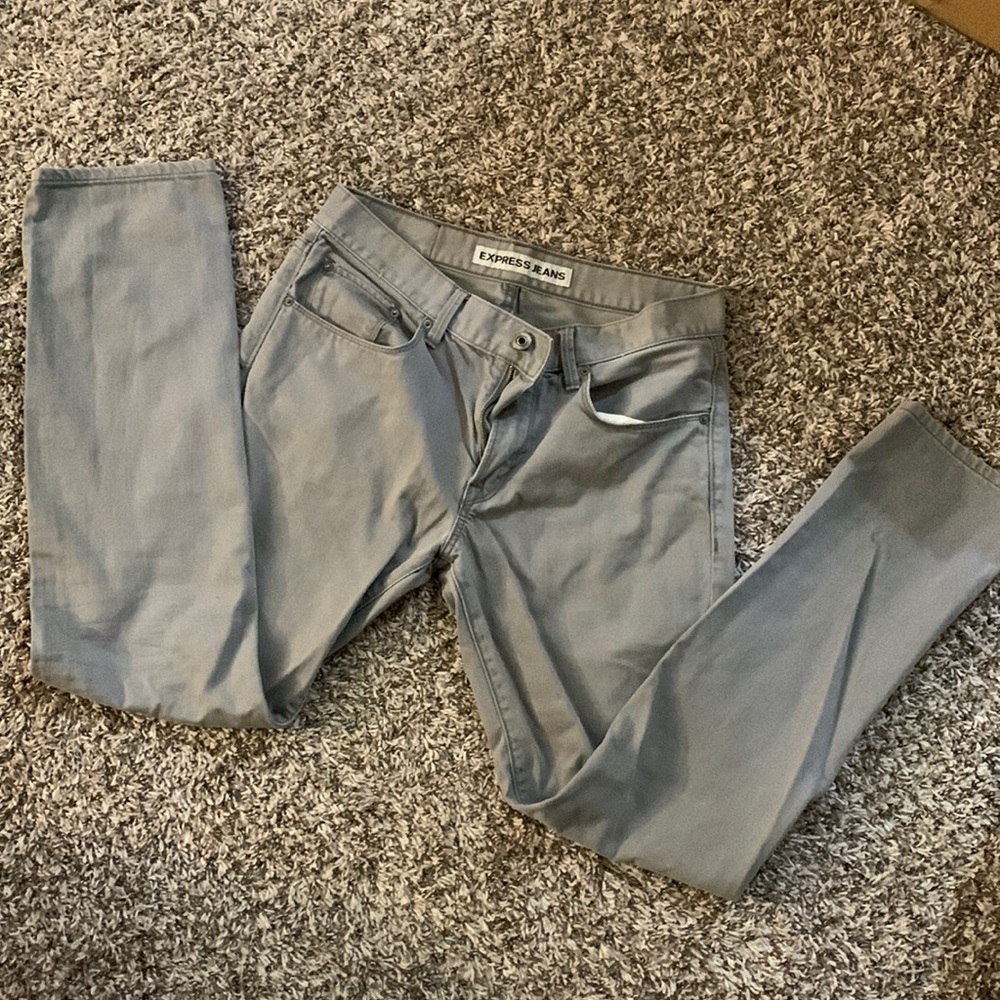 Express grey Slim/Skinny jeans